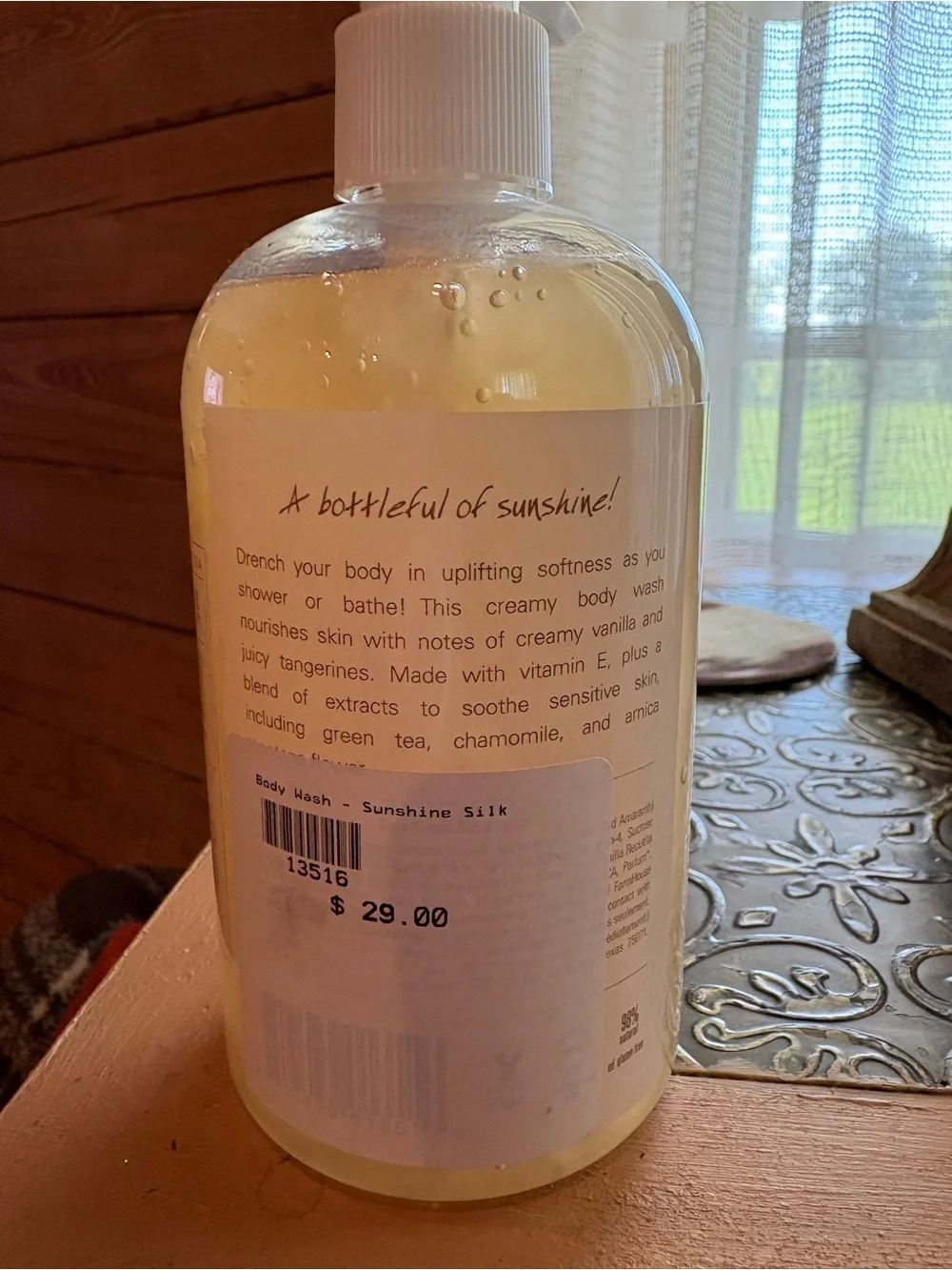 Farmhouse Fresh Sunshine Silk Soothing Body Wash